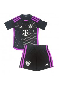 Fotbalové Dres Bayern Munich Dětské Venkovní Oblečení 2023-24 Krátký Rukáv (+ trenýrky)